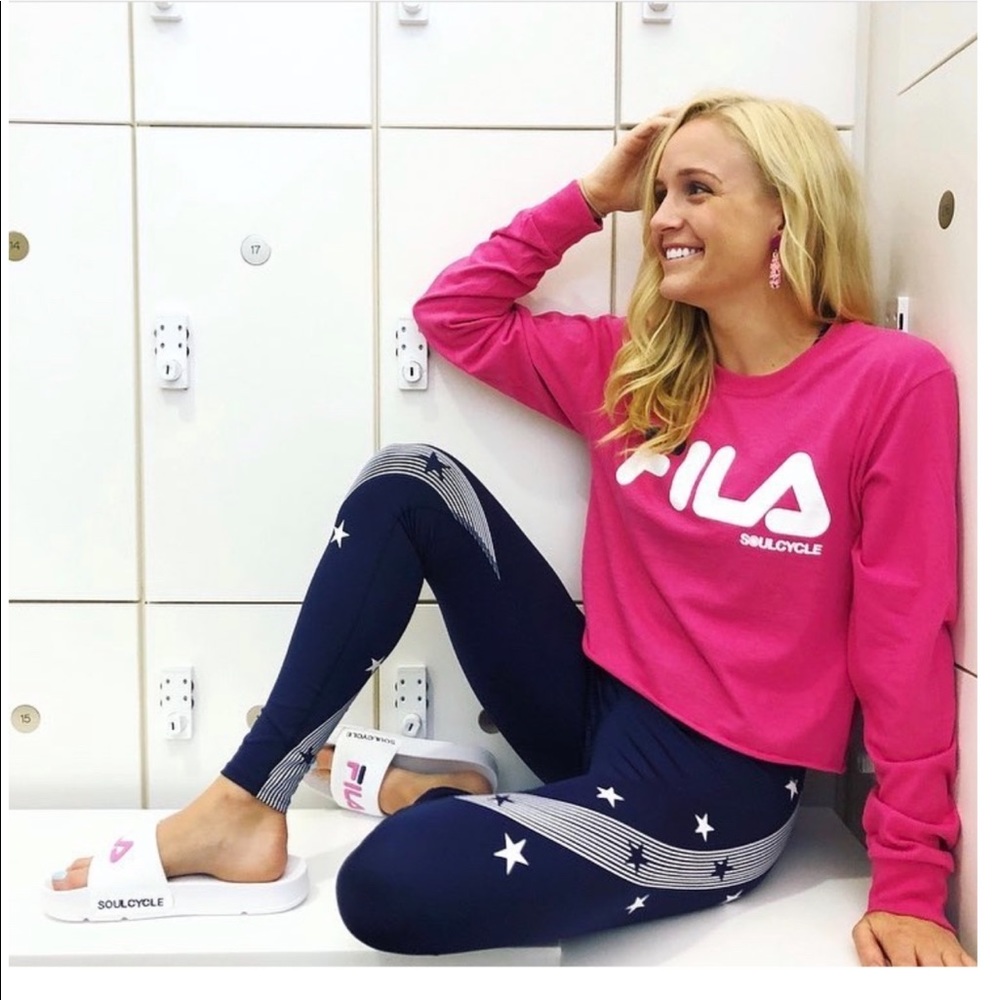 Soul by SoulCycle Stars Stripes Wrap Around Tight